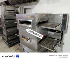 latest model gasro pizza oven conveyor we hve fast food machinery