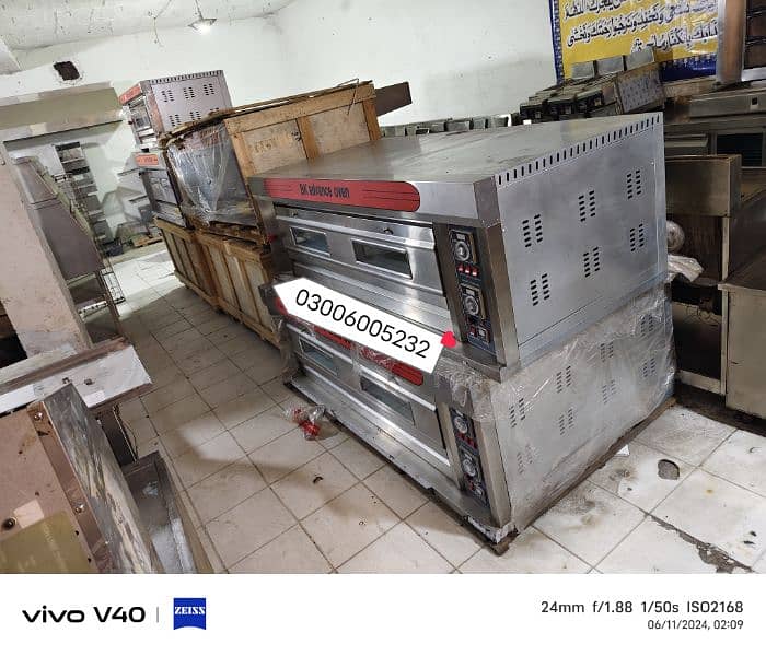 latest model gasro pizza oven conveyor we hve fast food machinery 3