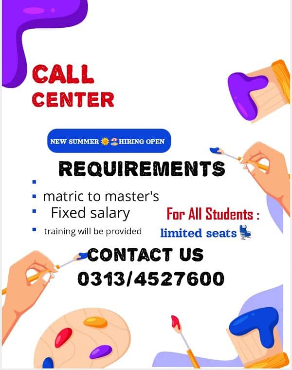 call centre job in lahore 0