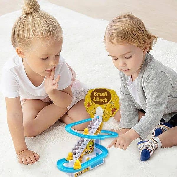 Kids Fun Musical Climbing Duck Toy 0