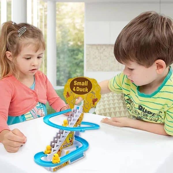 Kids Fun Musical Climbing Duck Toy 4