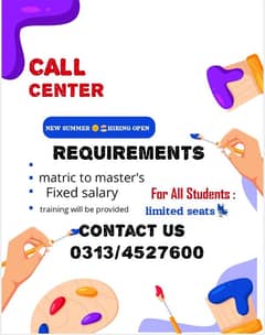 Urdu Call center job for boys and girls