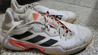 Adidas Barricade 2022 Tennis Shoes 10/10 Non marking Shoes