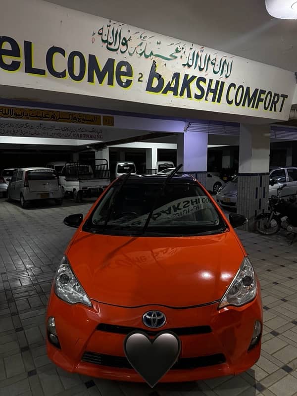 Toyota Aqua 2012 g led (push start) 0