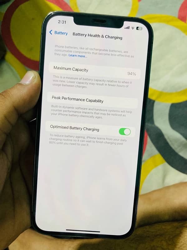 Iphone 12pro {MaX} 128gB  {PTA_ApproveD} 10/10 1