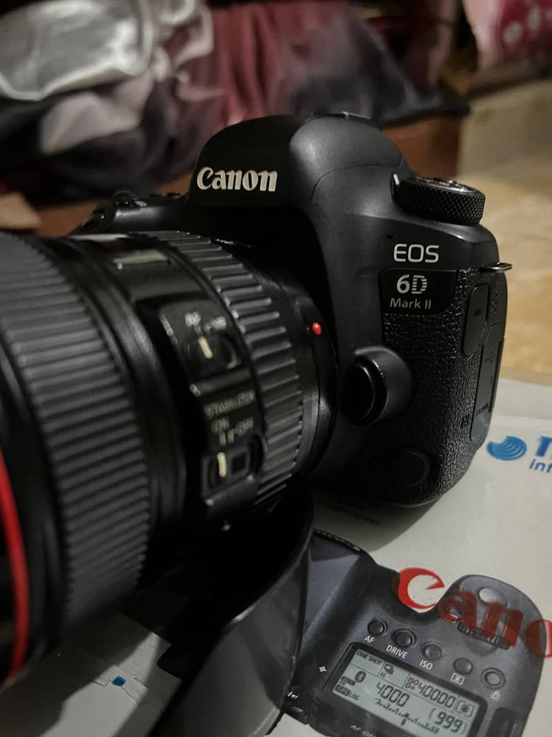 Canon 6D Mark ii With Canon 24/105 And Canon 50. MM 1.8 0