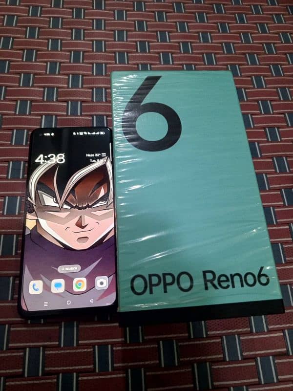 {oppo reno 6} 8 GB ram 128 GB memory 7