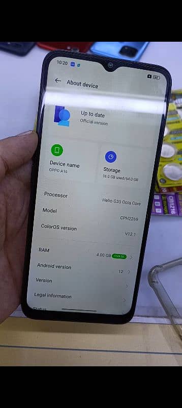 Oppo A16 4+64 with Box 4