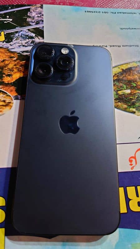 I phone 15 pro max 256Gb / 98% Health + complete box 03061261326 4