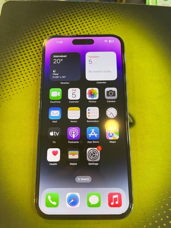 i phone 14 pro max PTA approved  256GB 2