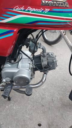 Honda CD70cc bick argent for sell engan file ok whatsap03272339582