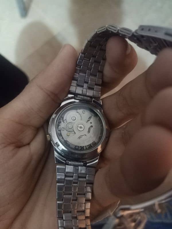 Seiko 5 automatic watch for sale,03315138935 contact me on WhatsApp. 2