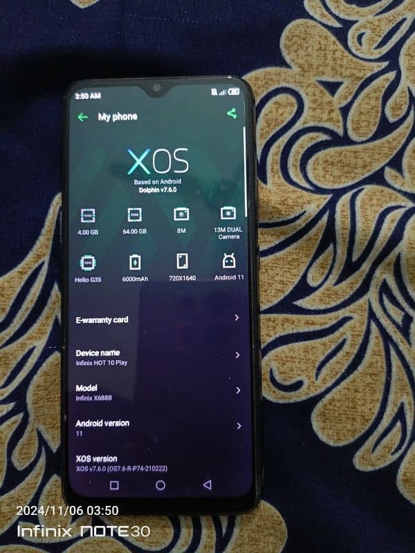 infinix hot 10 play 4/64gb 0
