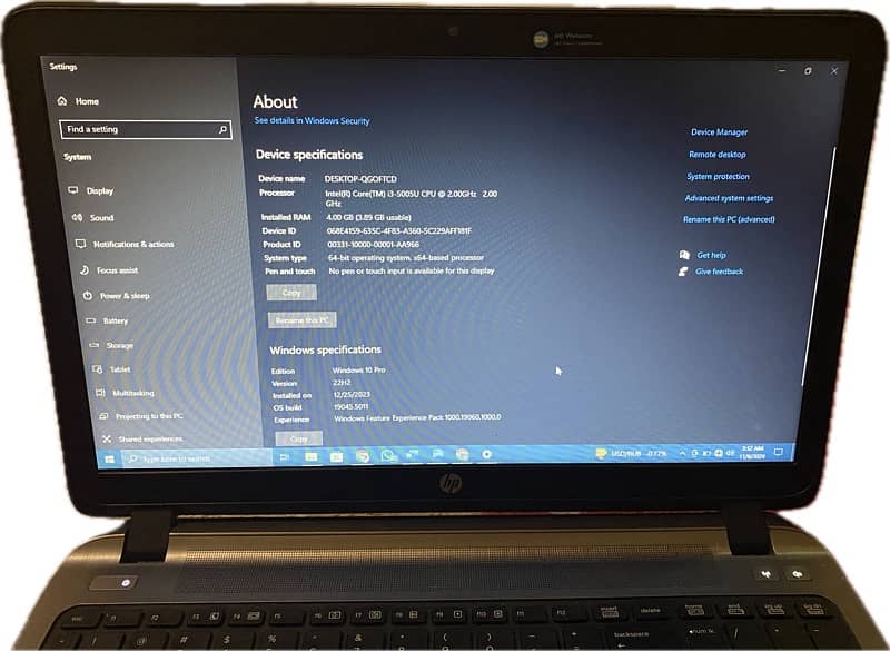 HP ProBook 450 G2 6