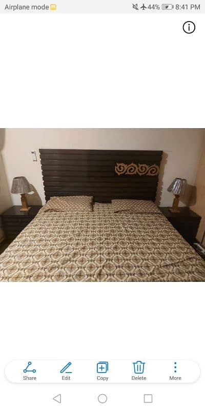 pure wooden bed 5