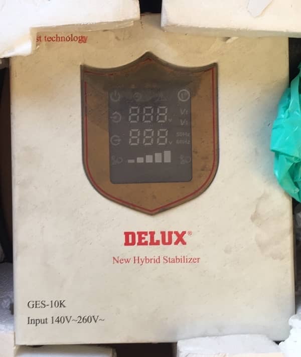 Deluxe Voltage Stabilizer Hybrid GES-10K 140v-260V 0