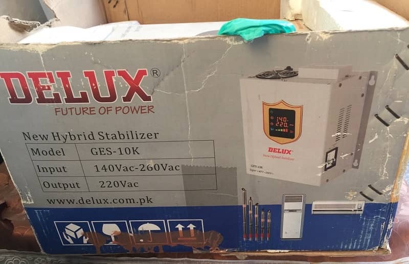 Deluxe Voltage Stabilizer Hybrid GES-10K 140v-260V 1