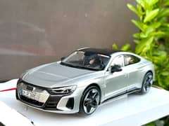 Audi etron GT Silver 1/18 Scale Diecast Model