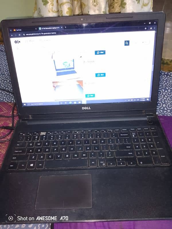 Dell Core i5 7th generation Laptop 8GB DDr4 1TB HDD 3