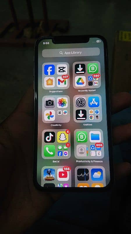 iphone x 64gb non pta lush condition betry time full ok 4