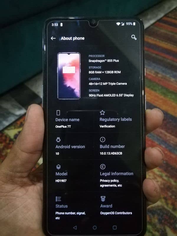 One plus 7T lush condition 0