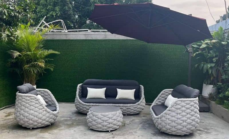 outdoor garden luxury sofa set 4 seater 5