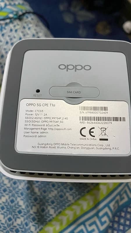 Oppo 5G Router all sim working 1