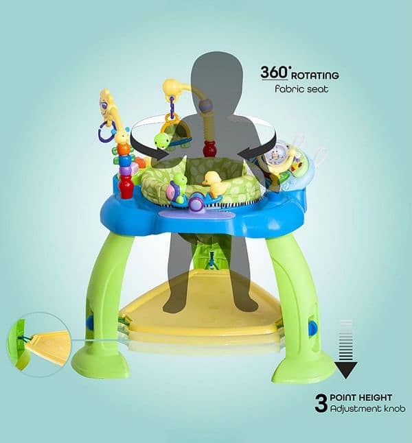 Imported Baby jumper with Adjustable levels n Activity table 1