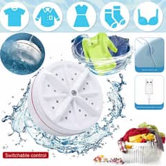 Ultrasonic Turbine USB Washing Machine Washer Travel For Baby clothes