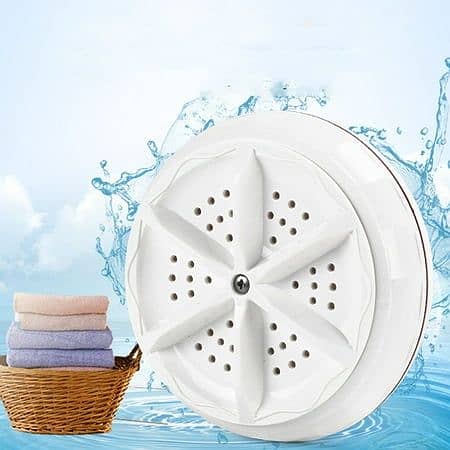 Ultrasonic Turbine USB Washing Machine Washer Travel For Baby clothes 1