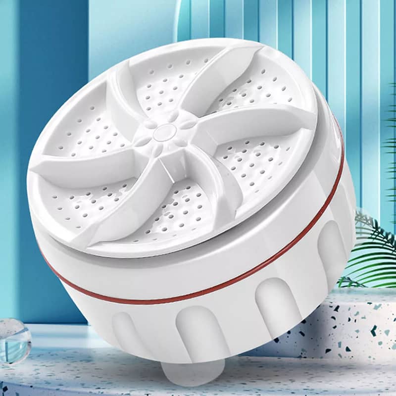 Ultrasonic Turbine USB Washing Machine Washer Travel For Baby clothes 11