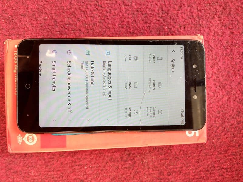 itel a25 1gb 16gb office pta approved urgent sell 5