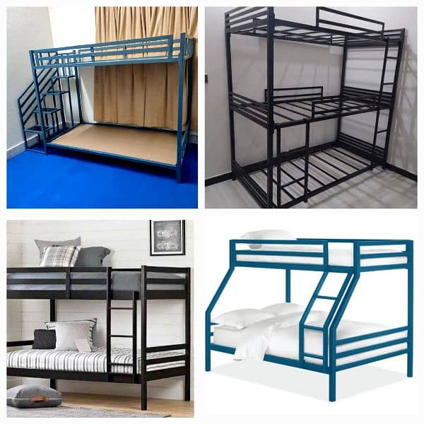 Bunk Bed, Triple & Double Story,  Single Beds Available in FactoryRate 3