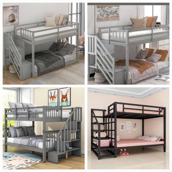 Bunk Bed, Triple & Double Story,  Single Beds Available in FactoryRate 4