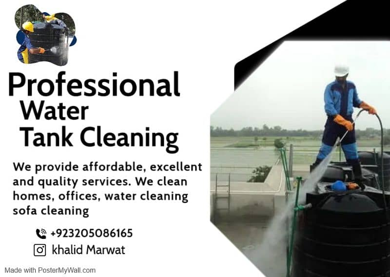 Roof & Under Ground Water Tank Cleaning & Sofa Carpet Cleaning 0