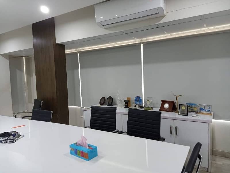 VIP LAVISH SEMI FURNISHED OFFICE FOR RENT FURNITURE NOT INCLUDE ONLY CHAMBER 16