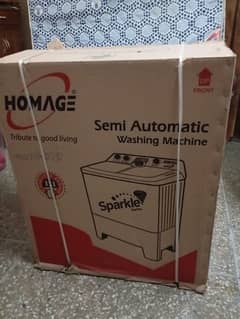 homage double size washing machine