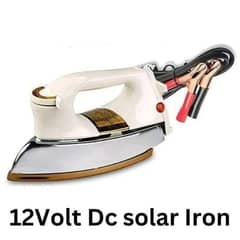 DC 12V Solar Dry Iron(03024091975) DC 12V Solar or Battery Iron