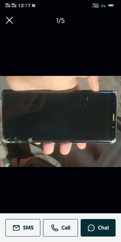 Samsung Note 8 all OK just panel crack  6 64 GB 0