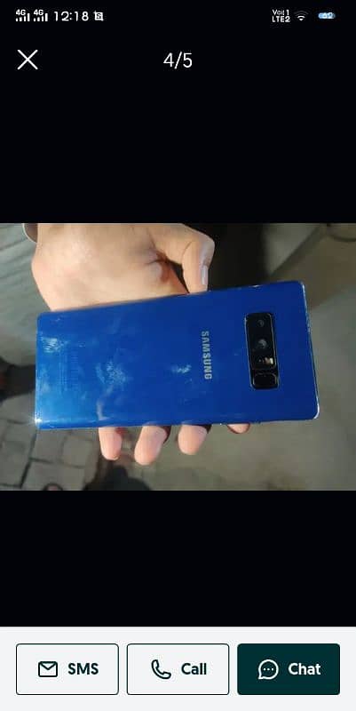 Samsung Note 8 all OK just panel crack  6 64 GB 2