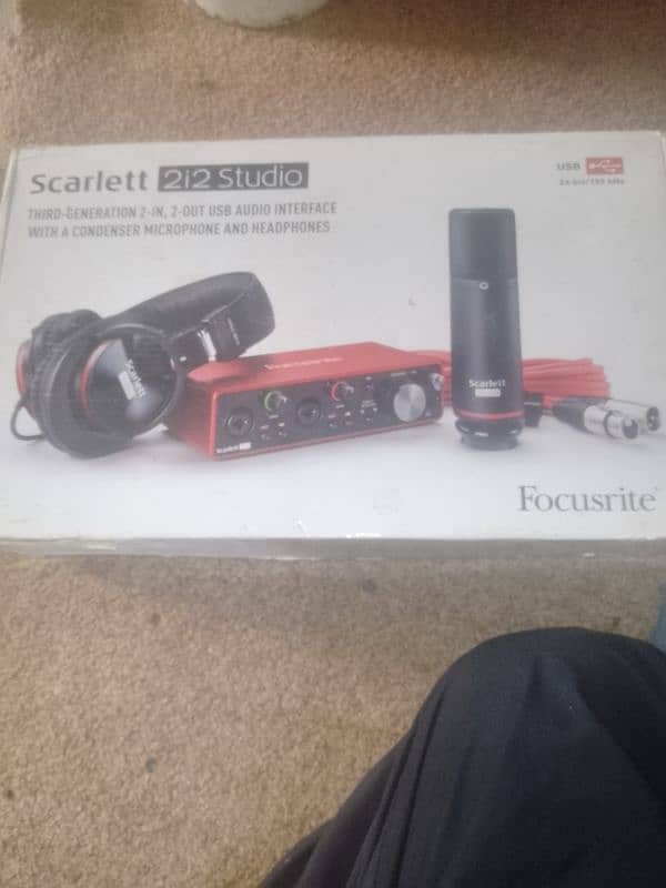 Scarlett audio interface 0