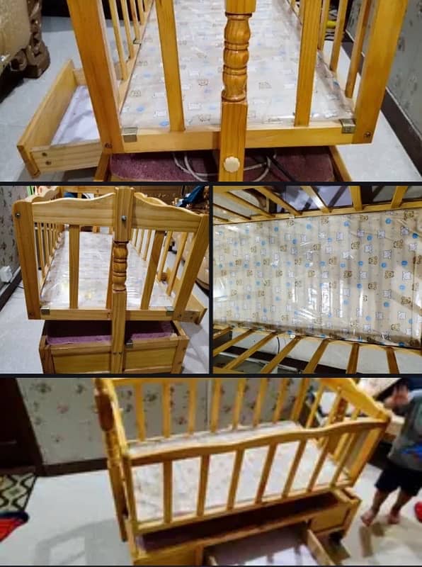 Baby wooden bed 1