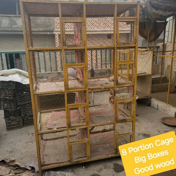 wooden Cage for Pigeons, Birds and Hens 0