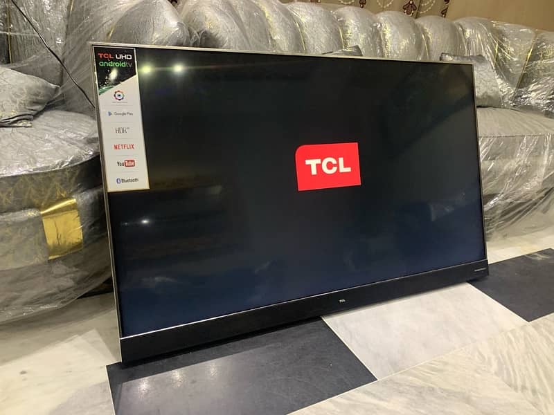 Tcl led 55'' Android Original 4K Slim Borderless good condition (call) 1