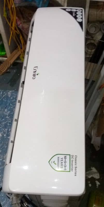 Enviro DC Inverter 1.5 Ton only 4 Month use  Jawen compressor  gas 1