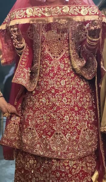 Bridal stitched lehenga (Medium size) 0