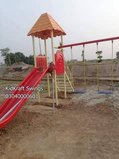 Playground Equipment, Swings, Slides, Seesaw, Merry go round, climber