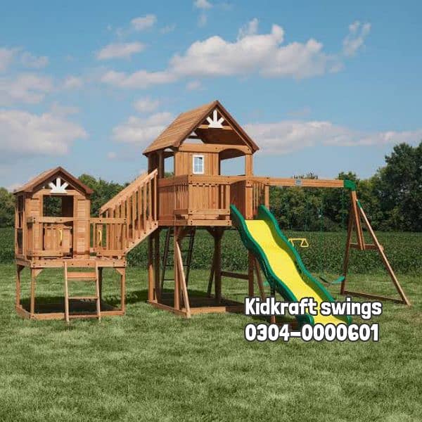 Playground Equipment, Swings, Slides, Seesaw, Merry go round, climber 6