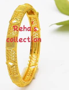 1x women Gold plated bracelet