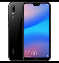 Huawei P20 lite black color good condition only set 0